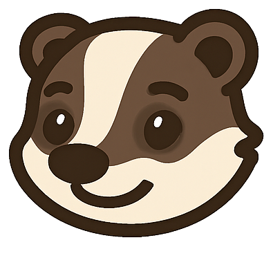 Nudger Badger Logo